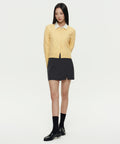 MUSINSA STANDARD WOMAN MUSINSA STANDARD WOMAN Women's Slit Mini Skirt [Gray]
