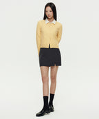 MUSINSA STANDARD WOMAN MUSINSA STANDARD WOMAN Women's Slit Mini Skirt [Gray]