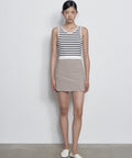 MUSINSA STANDARD WOMAN MUSINSA STANDARD WOMAN Women's Slit Mini Skirt Light Beige