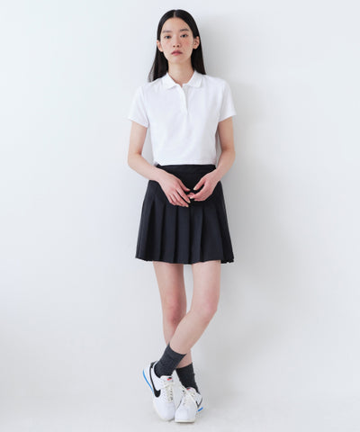MUSINSA STANDARD WOMAN Pleated Mini Skirt Gray