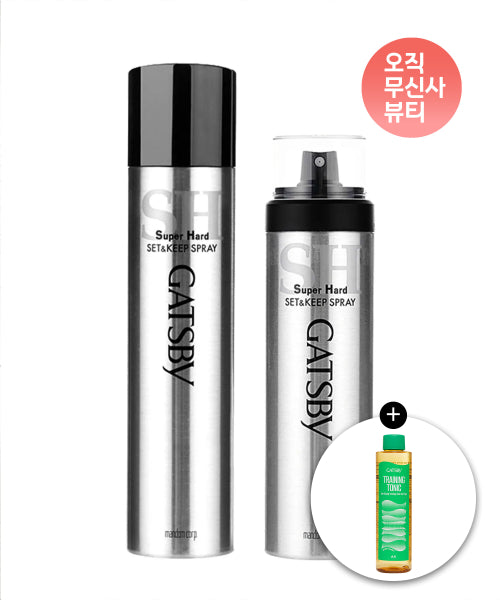 GATSBY Set and Keep Spray Super Hard 300ml+263ml