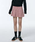 MUSINSA STANDARD WOMAN MUSINSA STANDARD WOMAN Women's Corduroy Pleated Mini Skirt [Pink]