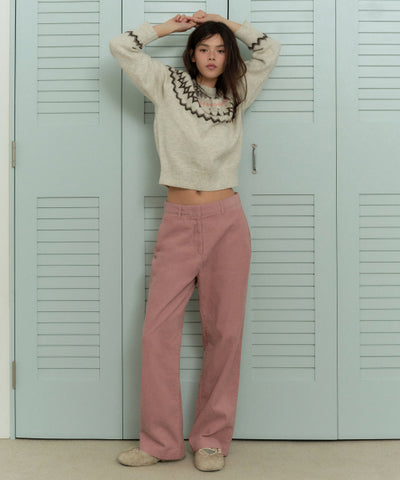 MUSINSA STANDARD WOMAN Women's Wide Corduroy Pants (Pink)