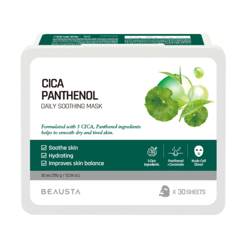 BEAUSTA BEAUSTA Cica Panthenol Daily Soothing Mask