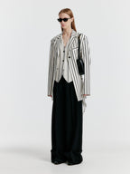 EENK [Kim Na-young wearing] YAVA Adjustable-waist Single Jacket - White