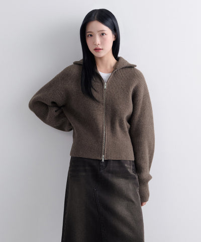 MUSINSA STANDARD WOMAN Women's Knitwear Zip-up