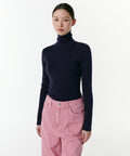 MUSINSA STANDARD WOMAN MUSINSA STANDARD WOMAN Women's Ribbed Slim Turtleneck Knit (Size M)