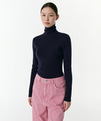 MUSINSA STANDARD WOMAN MUSINSA STANDARD WOMAN Women's Ribbed Slim Turtleneck Knit (Size M)