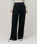 MUSINSA STANDARD WOMAN MUSINSA STANDARD WOMAN Women's Two-Tuck Wide Chino Pants [Black]