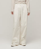 MUSINSA STANDARD WOMAN MUSINSA STANDARD WOMAN Women's Two-Tuck Wide Chino Pants Cream
