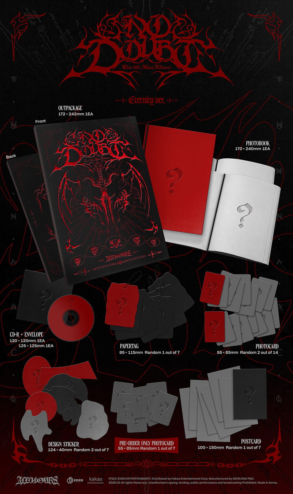 ALL(H)OURS - NO DOUBT / 5th Mini Album (ETERNITY ver.) detail 5