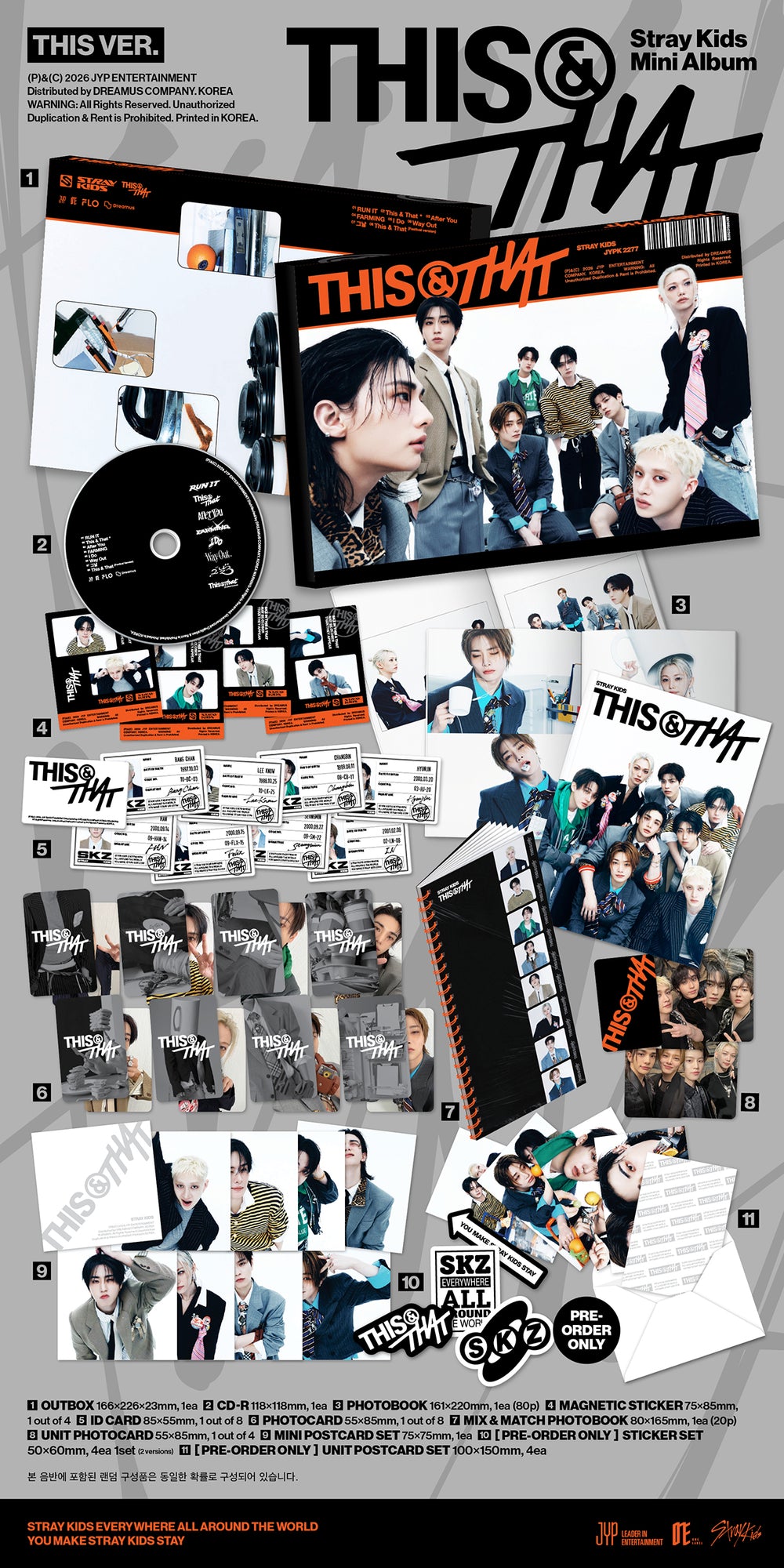 Strays Add Stray Kids - THIS & THAT / Mini Album (THIS VER., THAT VER.) – Seoul ...