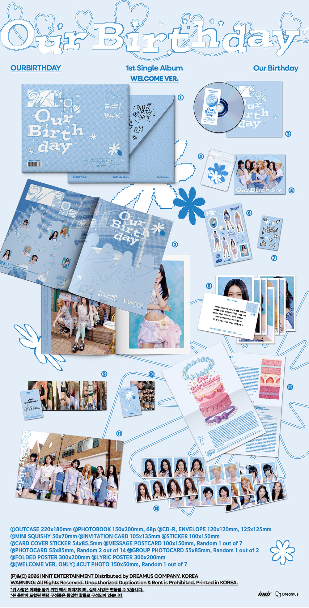 Our Birthday - Our Birthday / 1st Single Album (PHOTOBOOK VER.) detail 6