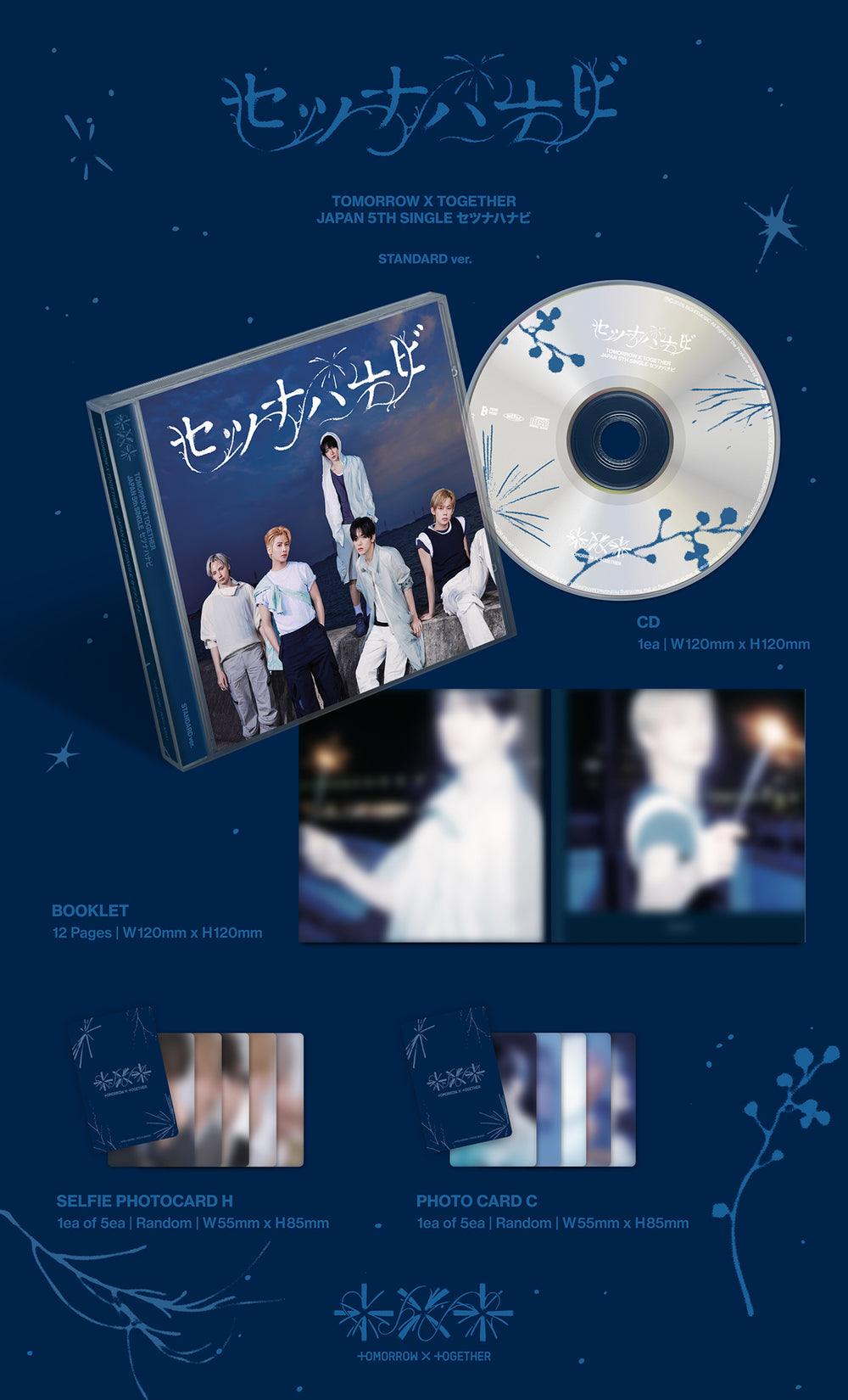 TOMORROW X TOGETHER - Setsuna Hanabi / Japan 5th Single Album Album (Standard Edition) detail 6