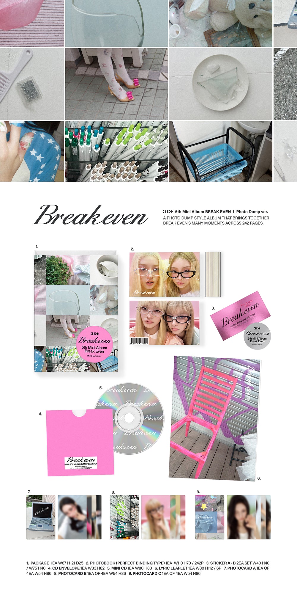 ILLIT - BREAK EVEN / 5th Mini Album (Photo Dump ver.) detail 6