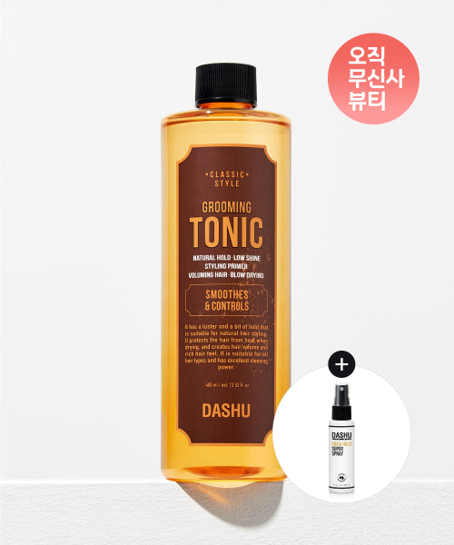 DASHU [Large capacity] Classic style grooming tonic 400ml (+ 50ml spray included)