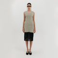 EENK SSleeveless Knit Mini Dress - Beige