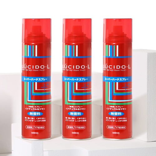 LUCIDO L Hairspray Super Hard 293ml 3pcs