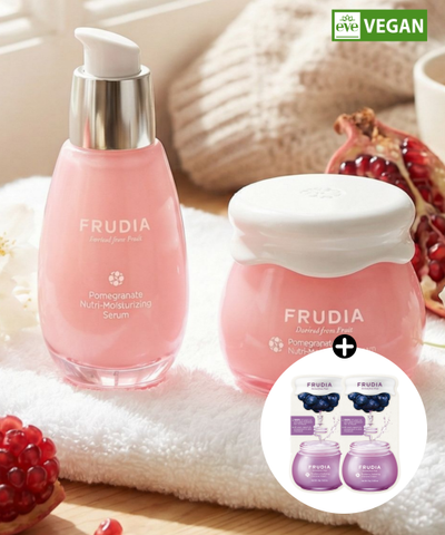 FRUDIA Pomegranate Moisturizing Serum + Cream Set