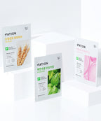 FATION FATION Real Fit Rice Bran Radiance Mask (5 sheets)