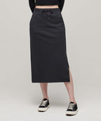 MUSINSA STANDARD WOMAN MUSINSA STANDARD WOMAN Sweatshirt Long Skirt [Dark Gray] (Size XS-L)