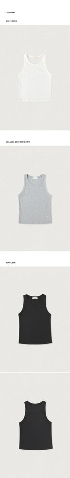WHEN WE WILL Crop Basic R Sleeveless (3 colors)