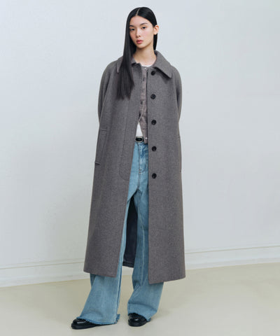 MUSINSA STANDARD WOMAN Coat Medium Gray