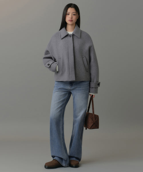 MUSINSA STANDARD WOMAN MUSINSA STANDARD WOMAN Coat Medium Gray