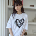 CPGN Mono Heart Short Sleeve Tee White