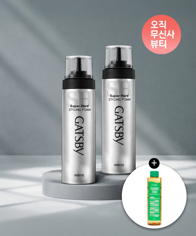 Styling Foam Hair Mousse Super Hard 185g 2pcs