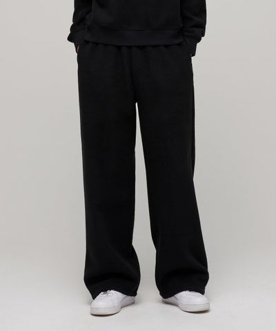 MUSINSA STANDARD WOMAN Women's Polar Fleece Lounge Sweat Pants [Black]