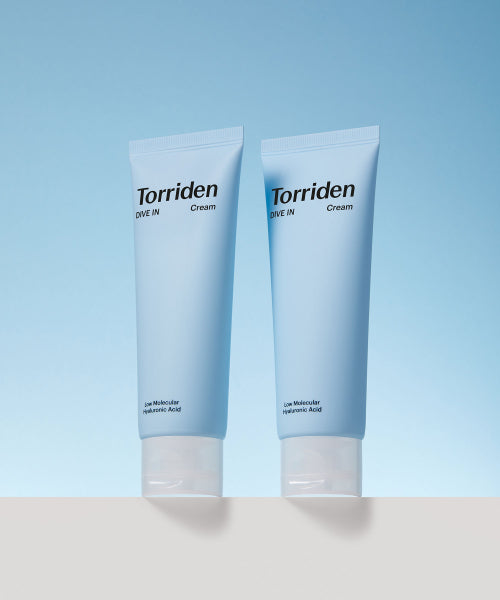 Torriden [SET] Dive-in Low Molecular Hyaluronic Acid Cream 80ml x 2 [Total 160ml] (+Dive-in Soothing Cream 20ml)