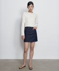 MUSINSA STANDARD WOMAN MUSINSA STANDARD WOMAN Denim Mini Skirt Deep Indigo
