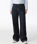 MUSINSA STANDARD WOMAN MUSINSA STANDARD WOMAN Women's Wide Denim Pants [Deep Indigo]