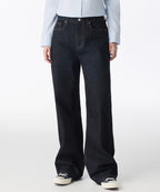 MUSINSA STANDARD WOMAN MUSINSA STANDARD WOMAN Women's Wide Denim Pants [Deep Indigo]