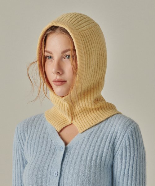 MUSINSA STANDARD WOMAN MUSINSA STANDARD WOMAN Women's Soft Boucle Knit Balaclava (Size: One Size)