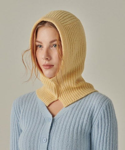 MUSINSA STANDARD WOMAN Women's Soft Boucle Knit Balaclava (Size: One Size)
