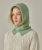 MUSINSA STANDARD WOMAN MUSINSA STANDARD WOMAN Women's Soft Boucle Knit Balaclava [Apple Green]