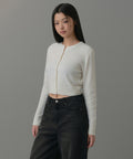 MUSINSA STANDARD WOMAN MUSINSA STANDARD WOMAN Cardigan Round Neck Crop (Size M)