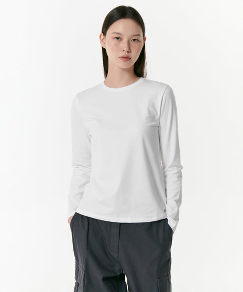 MUSINSA STANDARD WOMAN MUSINSA STANDARD WOMAN Women's T-Shirt [White]