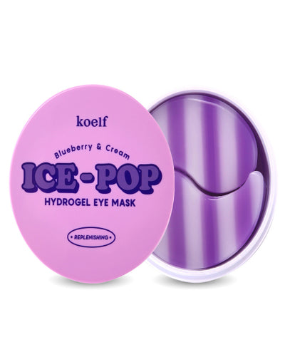 KOELF Blueberry & Cream Ice-Pop Hydrogel Eye Mask