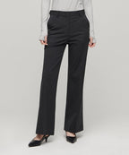 MUSINSA STANDARD WOMAN MUSINSA STANDARD WOMAN Slacks Semi Boot Cut [Charcoal Gray]