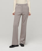 MUSINSA STANDARD WOMAN MUSINSA STANDARD WOMAN Slacks Semi Boot Cut [Greyish Beige]