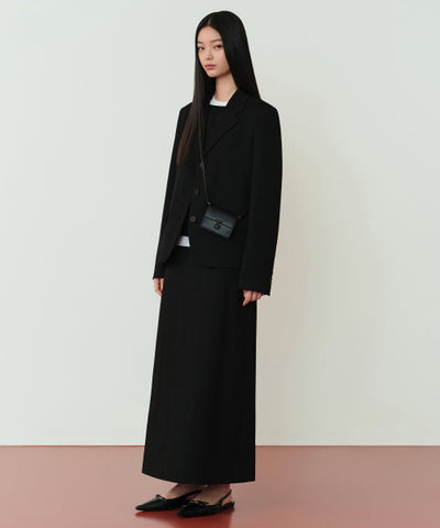 MUSINSA STANDARD WOMAN Maxi Skirt Black