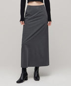 MUSINSA STANDARD WOMAN MUSINSA STANDARD WOMAN Maxi Skirt Medium Gray