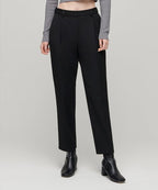 MUSINSA STANDARD WOMAN MUSINSA STANDARD WOMAN Slacks Heavyweight Tapered [Black]