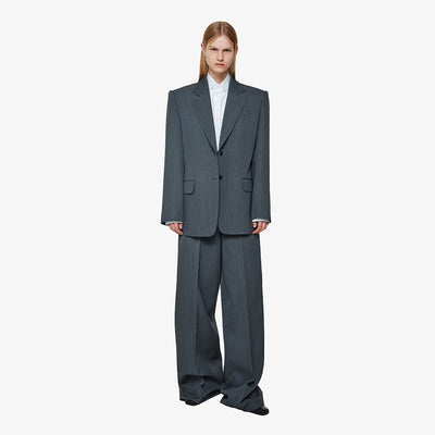 DOUBLE-BREASTED JACKET GREY (F24JK1011GY)