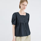 LIST Cotton puff shirring blouse_TWWBLQ62010