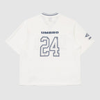 UMBRO Chant Mesh Women's Graphic Short Sleeve T-Shirt Ivory UR322CRS74