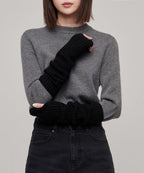 MUSINSA STANDARD WOMAN MUSINSA STANDARD WOMAN Women's Soft Boucle Hand Warmer [Black]